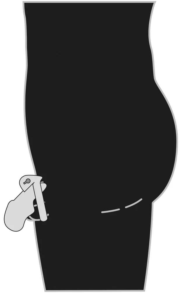 Fetish Collection Chastity Cage Short peniskooi