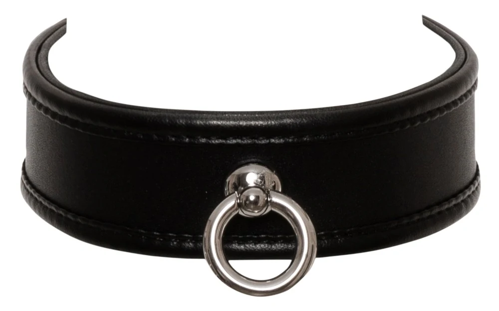 Wild Thing leren halsband met ring