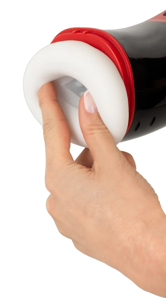 WYNE masturbator met vibratie, zuigfunctie en warmte