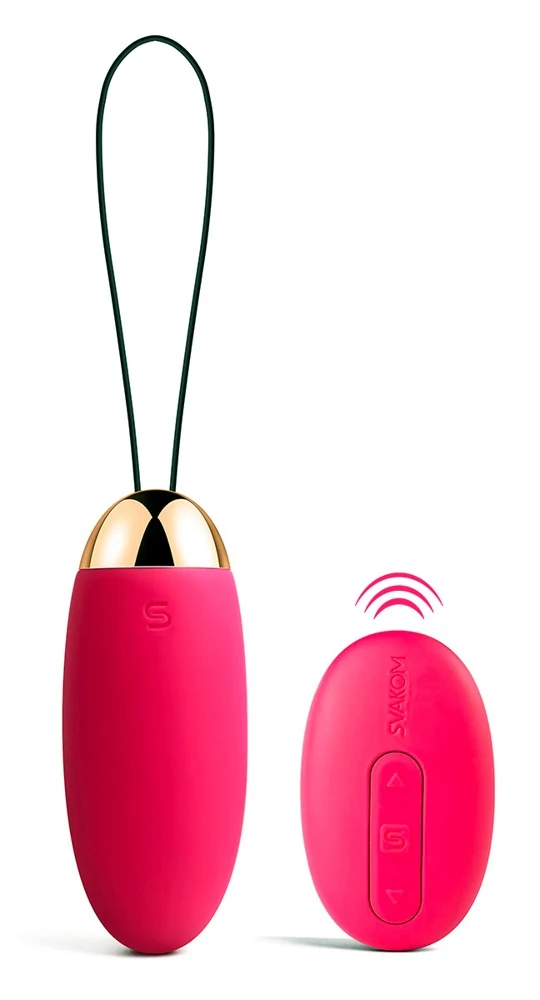 SVAKOM oplaadbaar vibro-ei met afstandsbediening