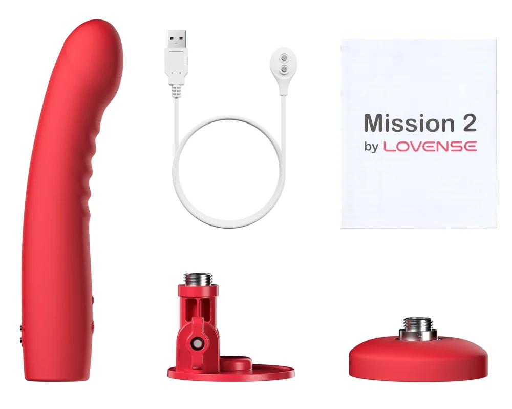 Lovense Mission 2 app-gestuurde dildo vibrator