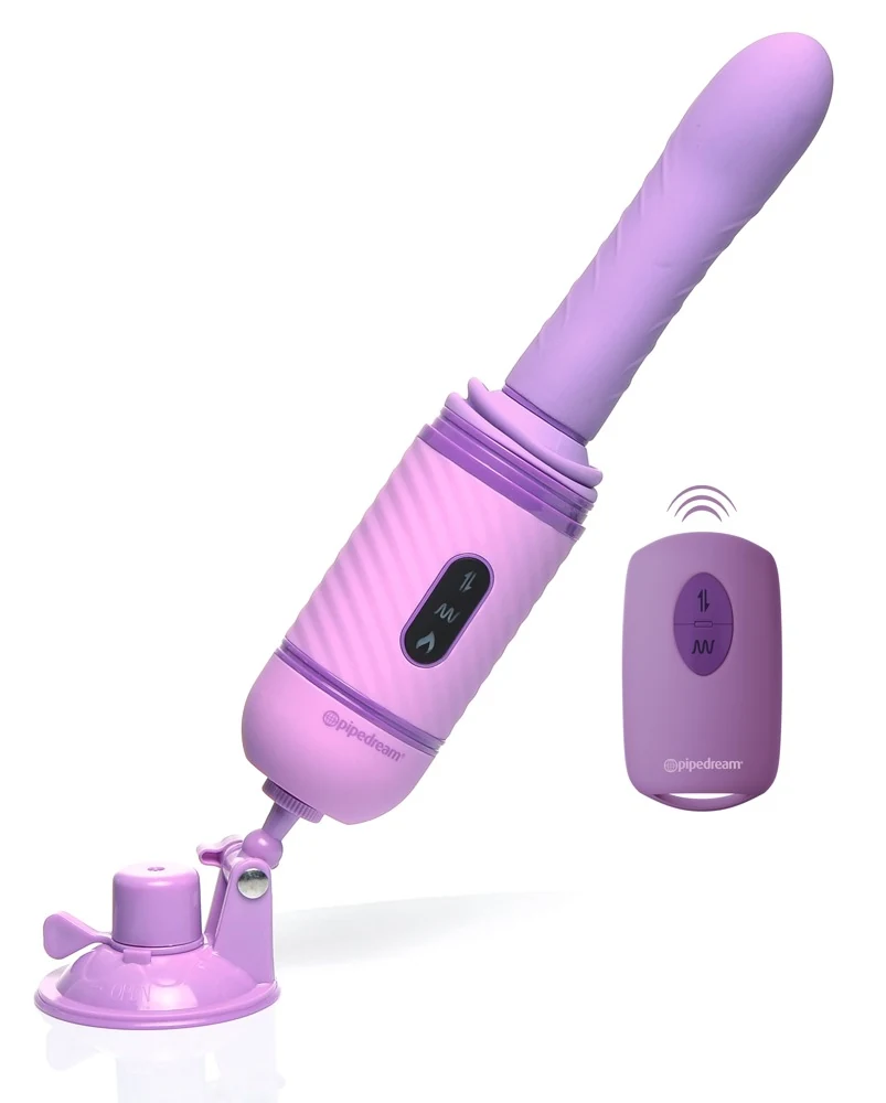 Siliconen vibrator met schok-, warmte- en trilfunctie