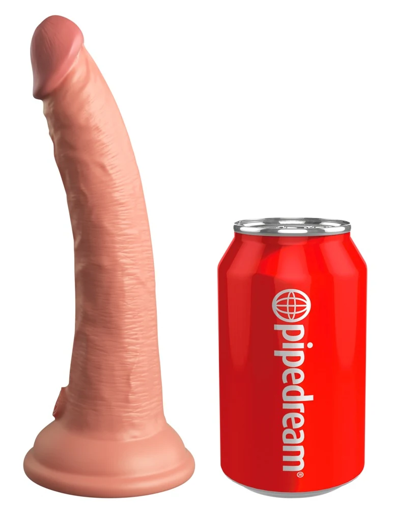 King Cock Elite dual density siliconen dildo 21 cm