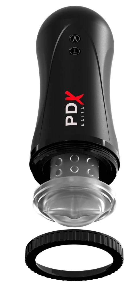 Automatische masturbator met vibratie en stuwfunctie