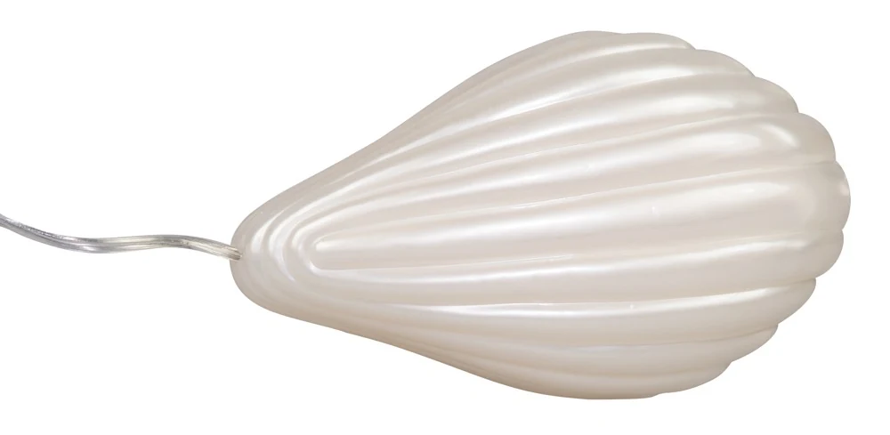 Stille schelpvibrator met clitorisstimulator