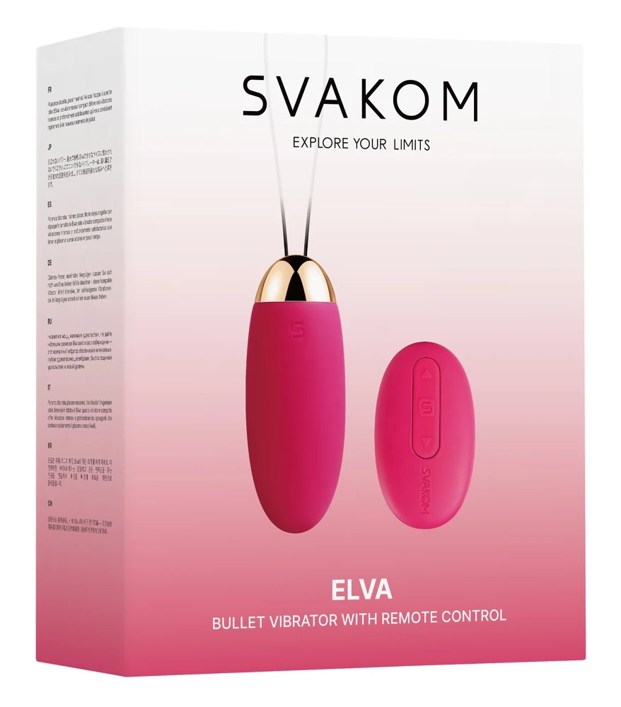 SVAKOM oplaadbaar vibro-ei met afstandsbediening