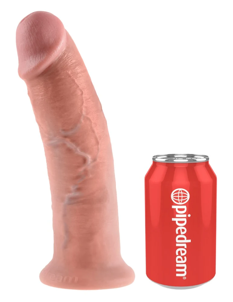 Realistische dildo met zuigvoet 25,4 cm