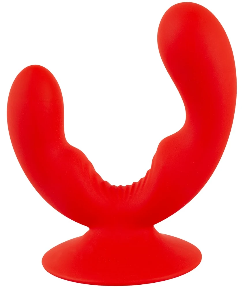 Sweet Smile dubbele vibrator met zuigbasis