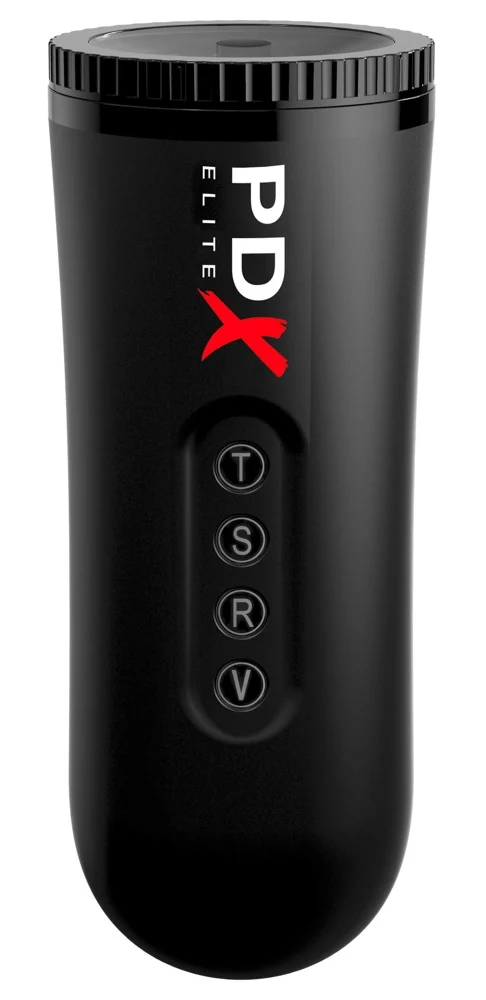 Automatische masturbator met vibratie en zuigfunctie