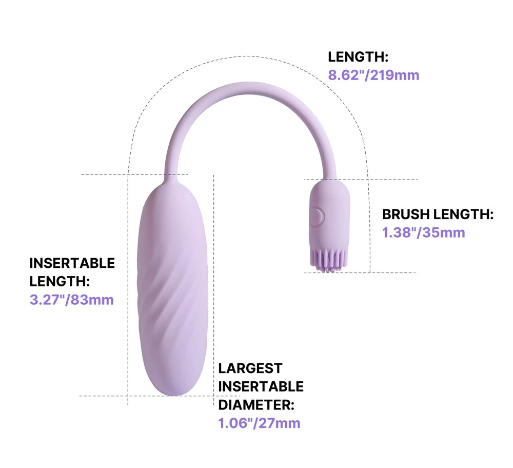 SVAKOM Plume flexible brush tail bullet vibrator