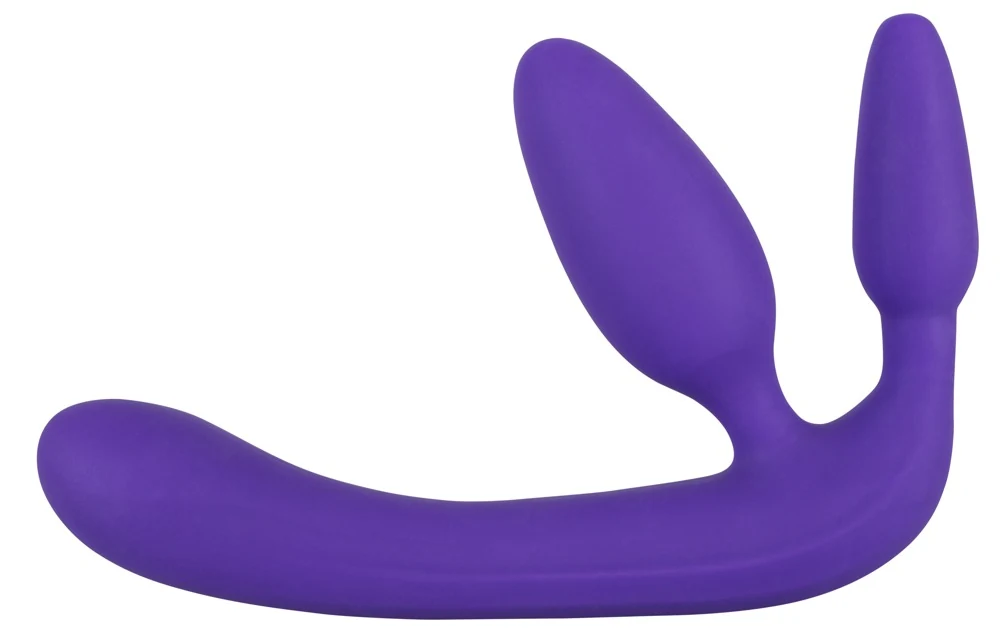 Strapless strap-on trio van siliconen