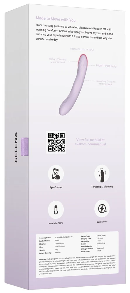 SVAKOM Selena verwarmende vibrator