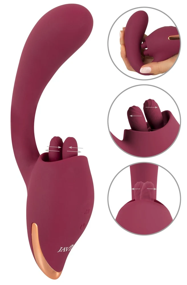 Javida 2 Function Vibrator met likfunctie