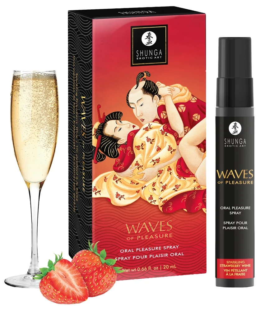 Shunga Waves of Pleasure Strawberry Wine orale spray 20 ml