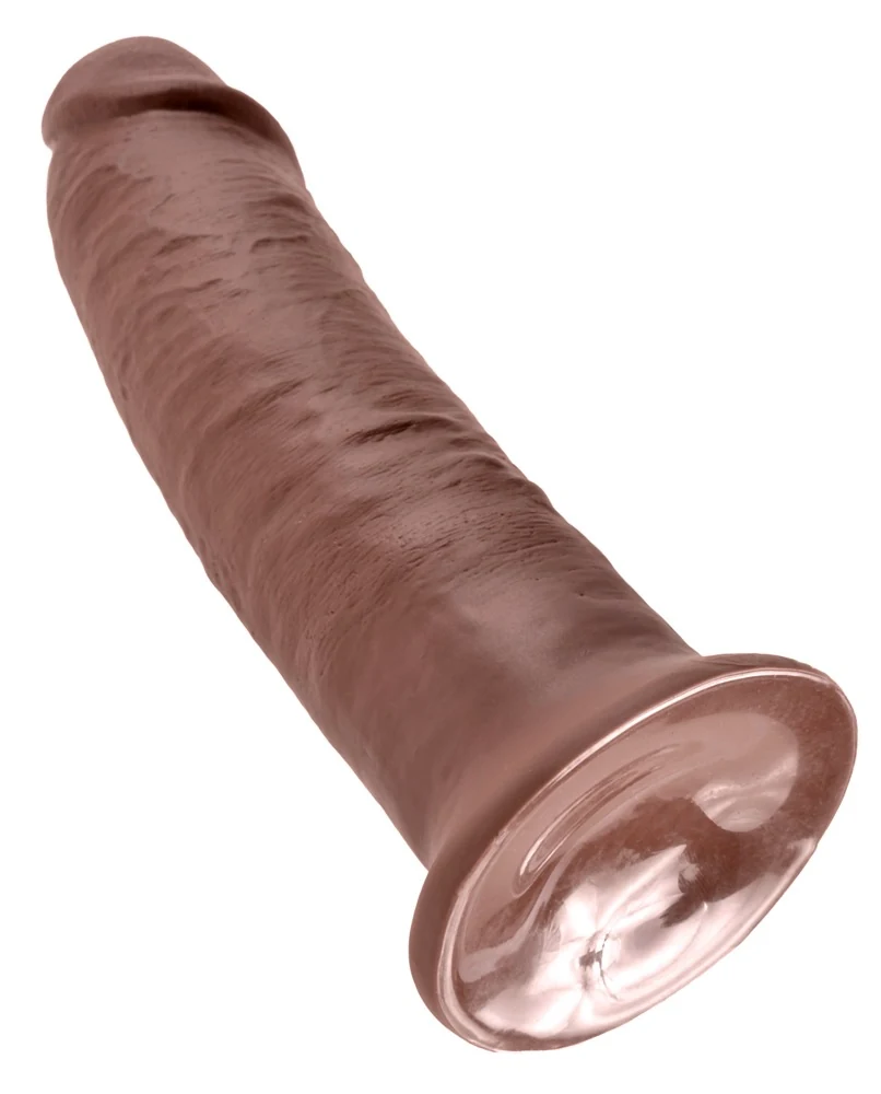 Realistische dildo met zuigvoet 25,4 cm