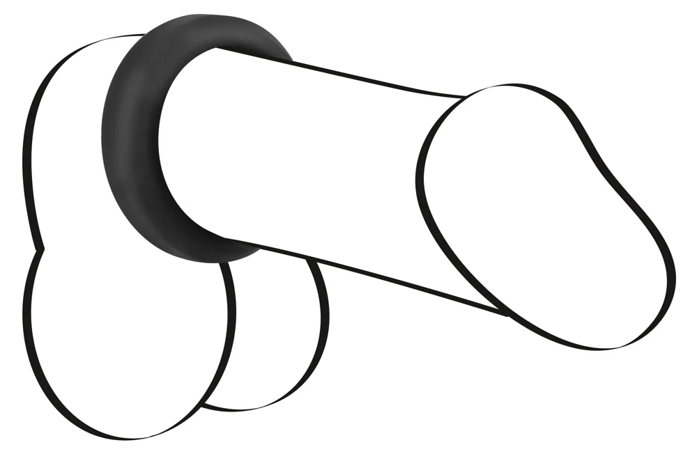 Black Velvets penisring siliconen