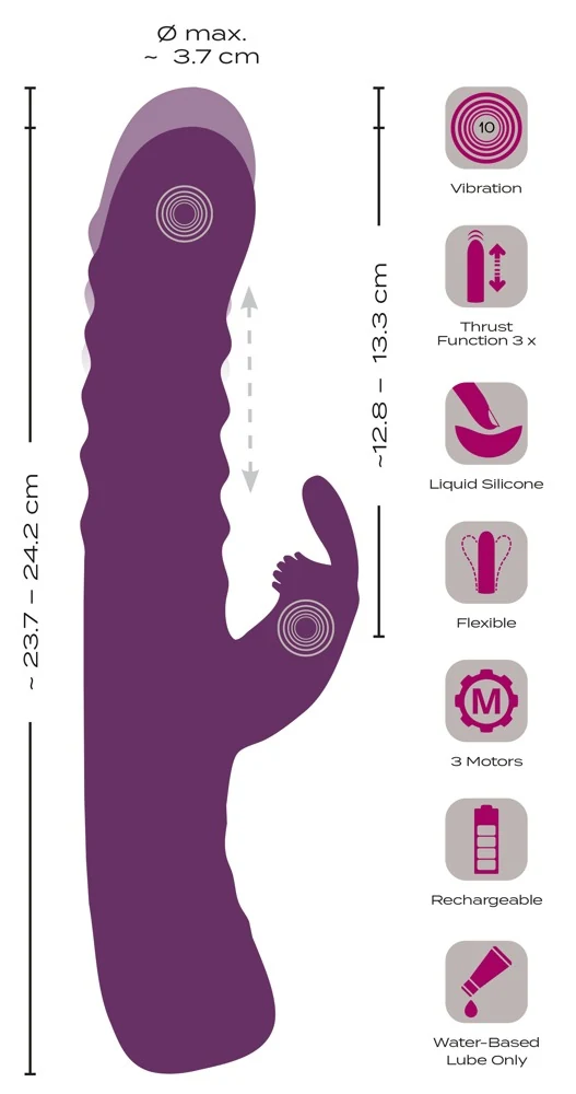 Javida 2 Function Rabbit Vibrator