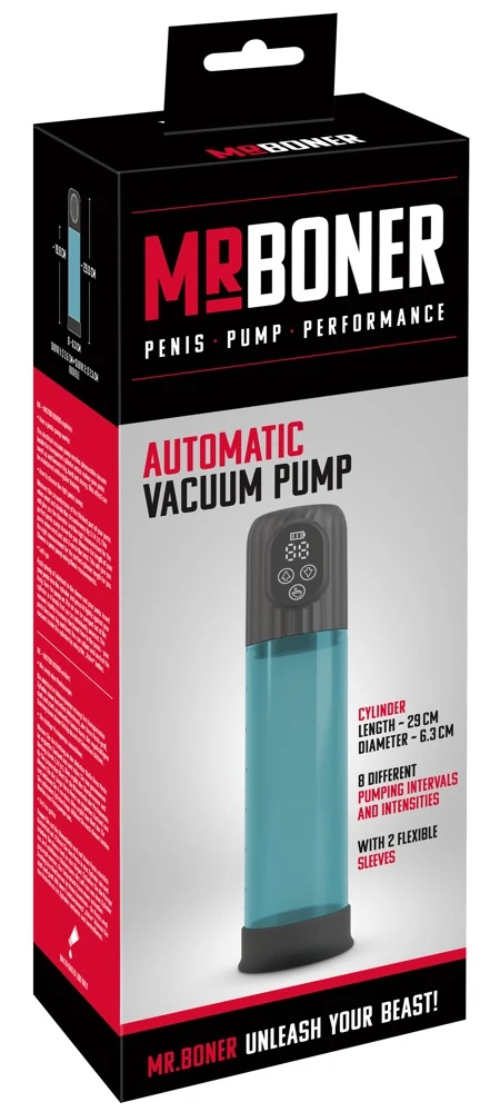 Mr Boner automatische vacuümpomp met display