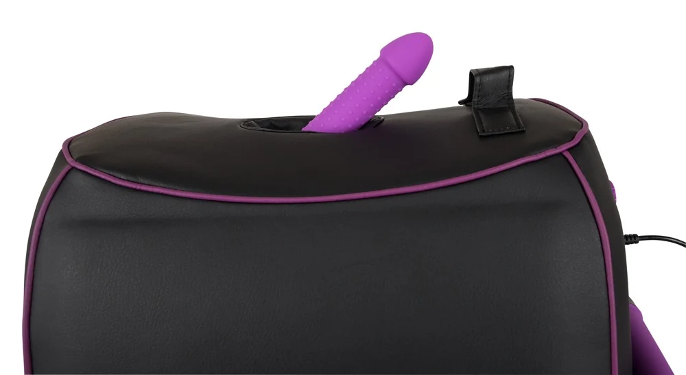 Zwarte seksmachine met G- en P-zone stimulatie