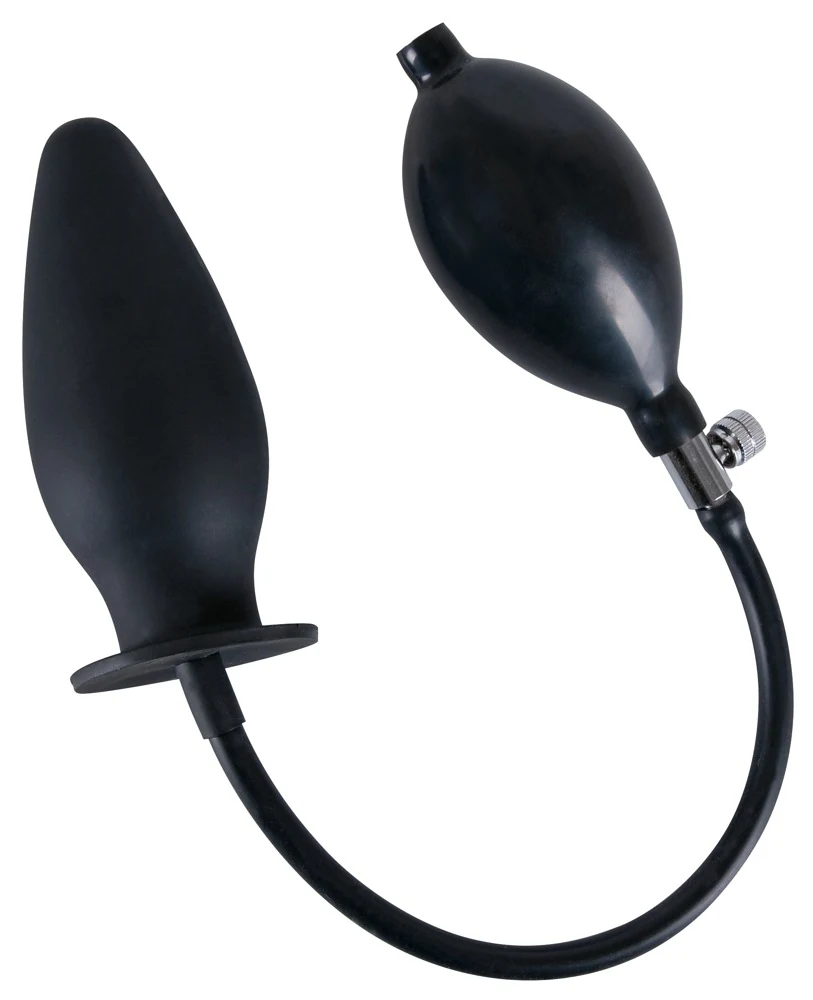 trueBlack opblaasbare buttplug siliconen