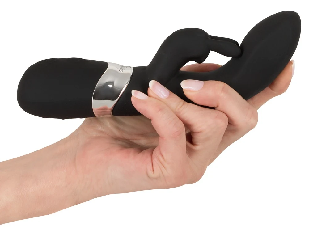 Fluweelzachte rabbit vibrator oplaadbaar