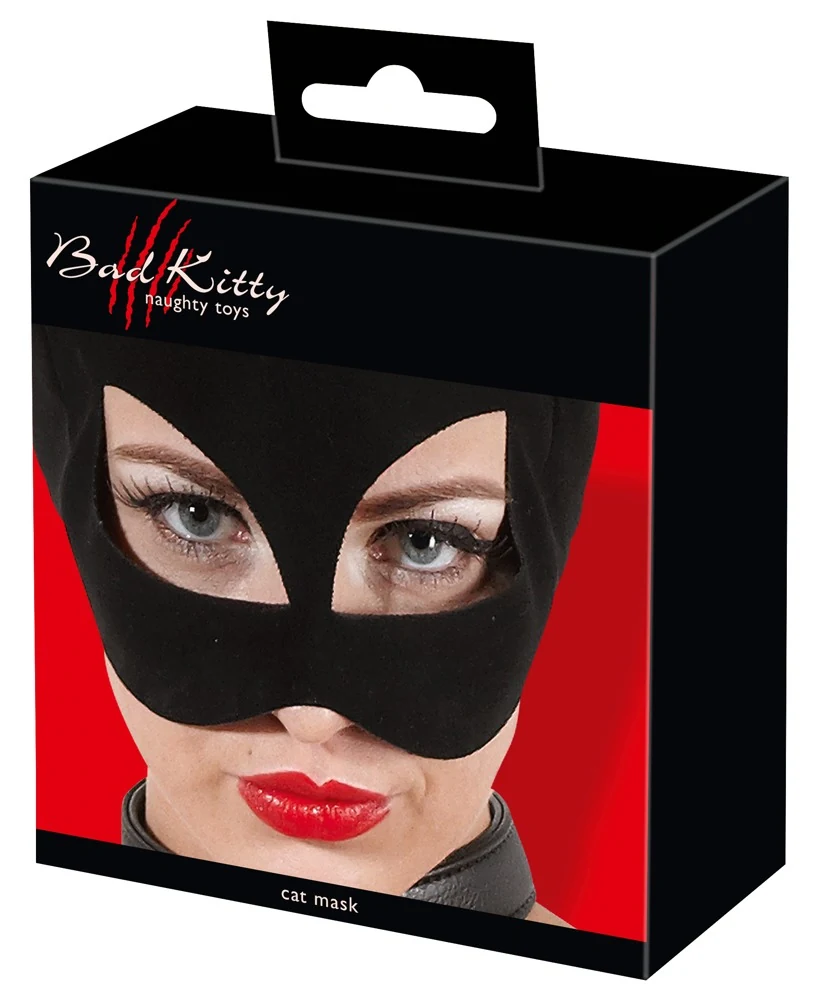 Bad Kitty kattenmasker met nubucklook