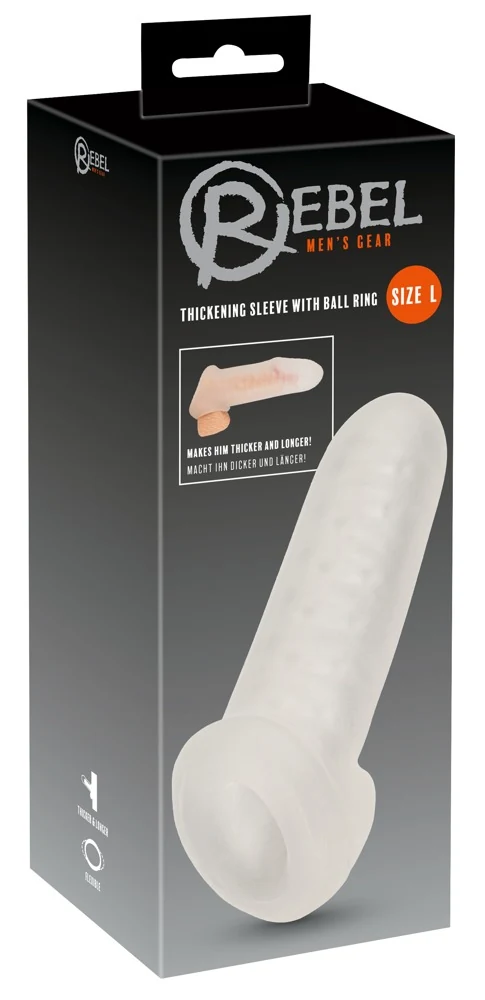 REBEL verdikkingsleeve met balring maat L