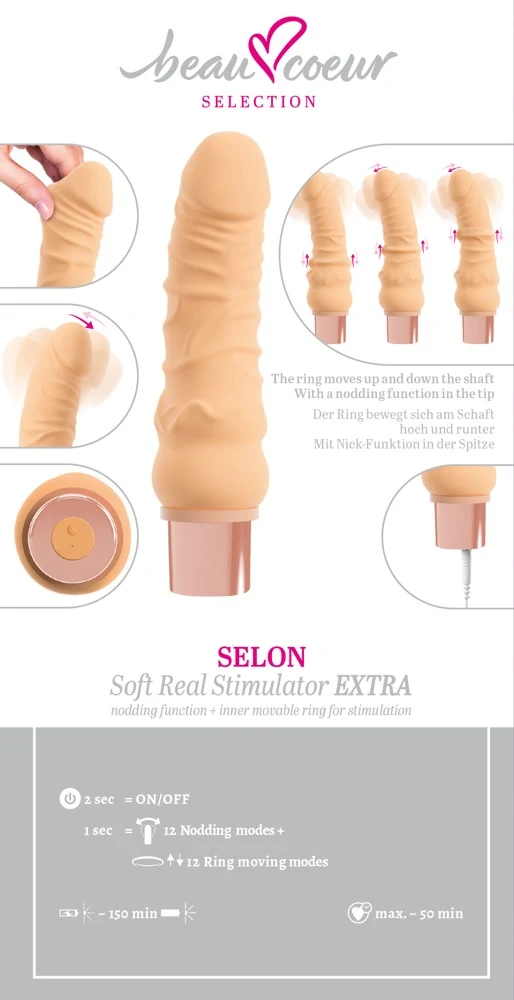 Beau Cœur SELON Soft Real Stimulator Extra
