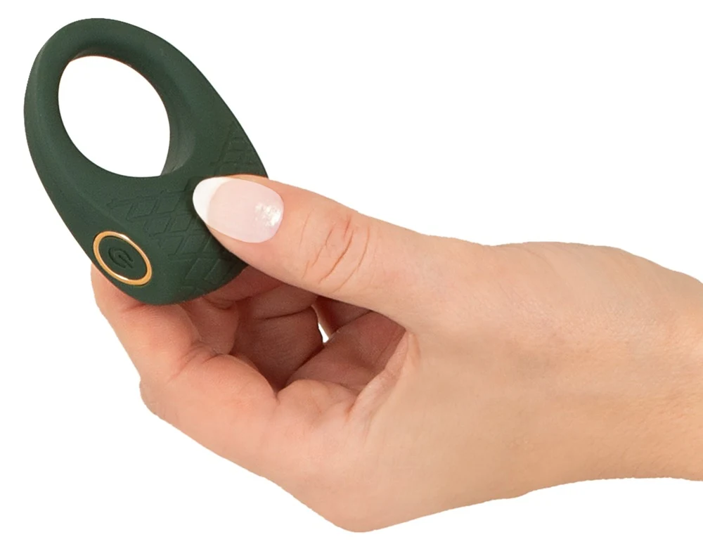 Emerald Love vibro cockring met stimulator