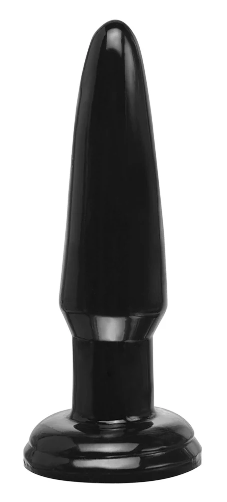 Anale plug met zuignap 10,9 cm