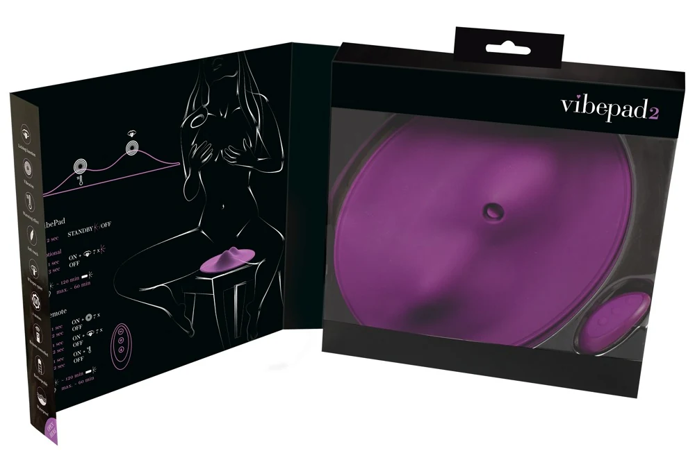 Vibepad met warmte, likfunctie en afstandsbediening