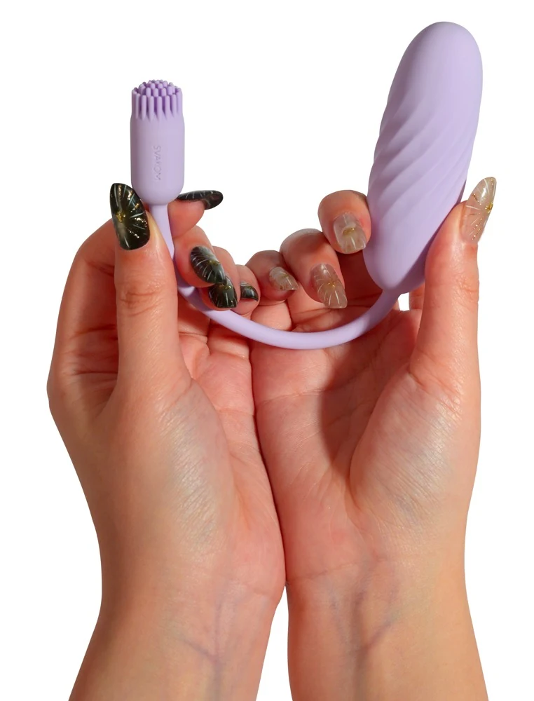 SVAKOM Plume flexible brush tail bullet vibrator