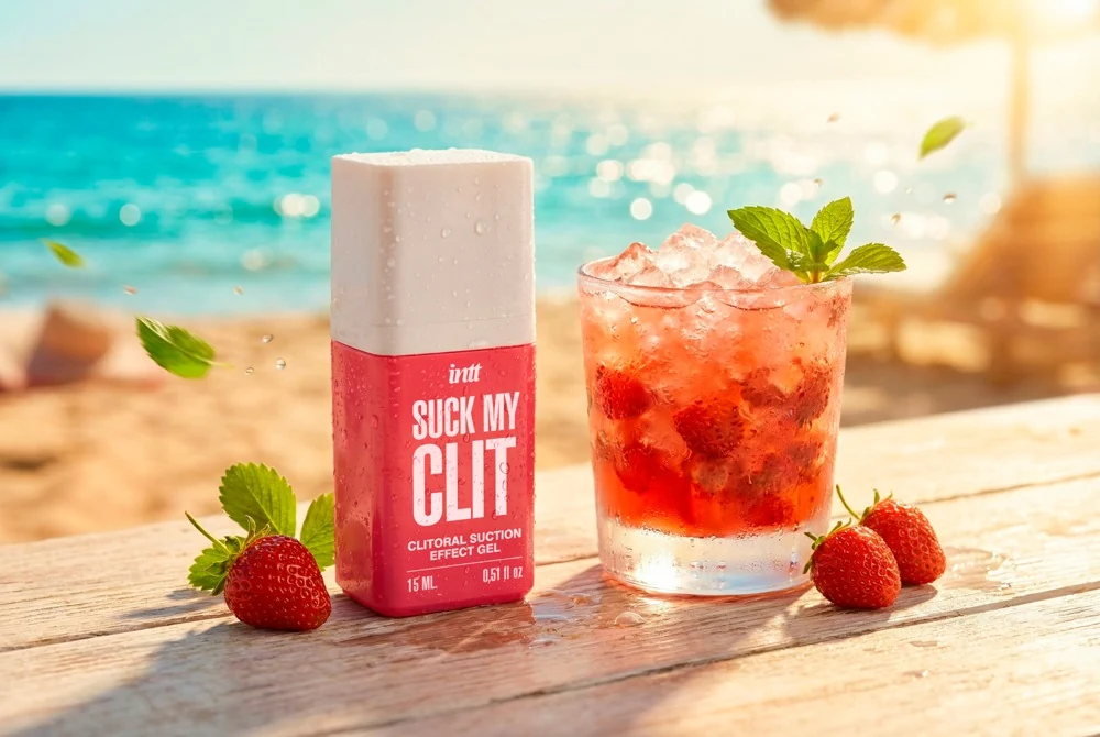 intt Clitorial Suction Effect Gel Wild Strawberry 15 ml