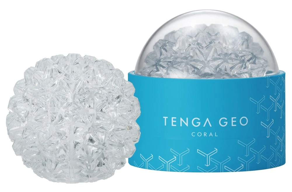 TENGA GEO CORAL herbruikbare masturbator transparant