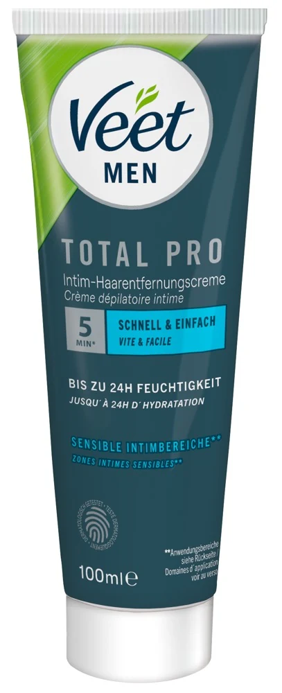 Veet Men TOTAL PRO Intimate Hair Removal Set