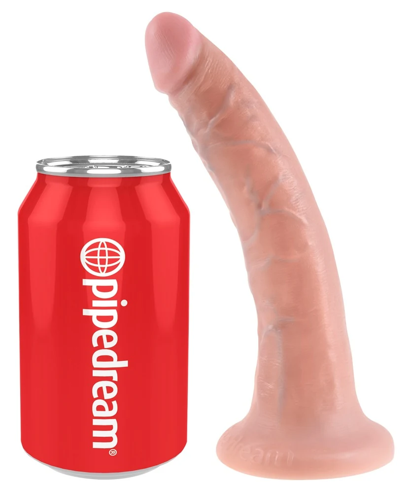 Natuurlijke dildo met zuigvoet 20,5 cm
