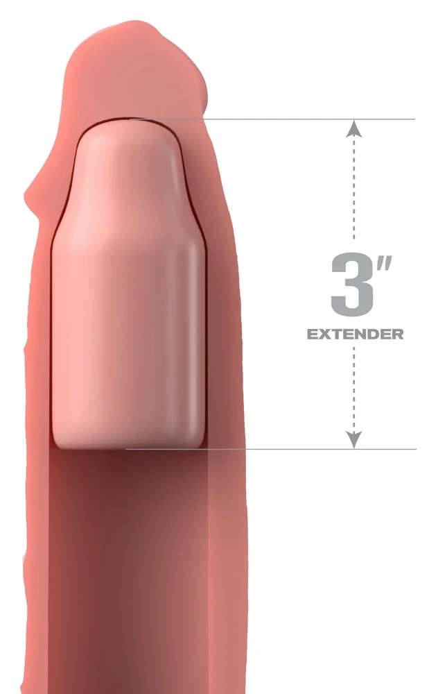 Fantasy X-Tensions Elite Penis Sleeve 3 inch Siliconen
