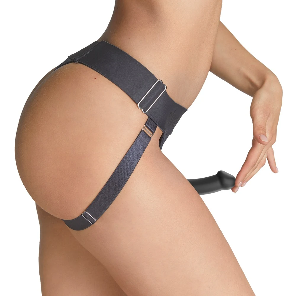 Strap-on-me lingerie harnas grijs
