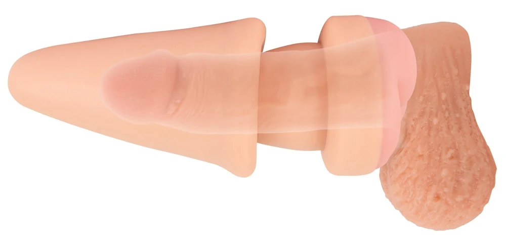 Nature Skin 2-in-1 butt plug & penis sleeve