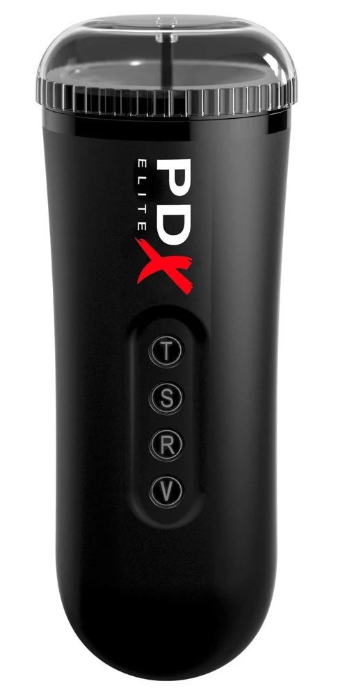 Automatische masturbator met vibratie en zuigfunctie