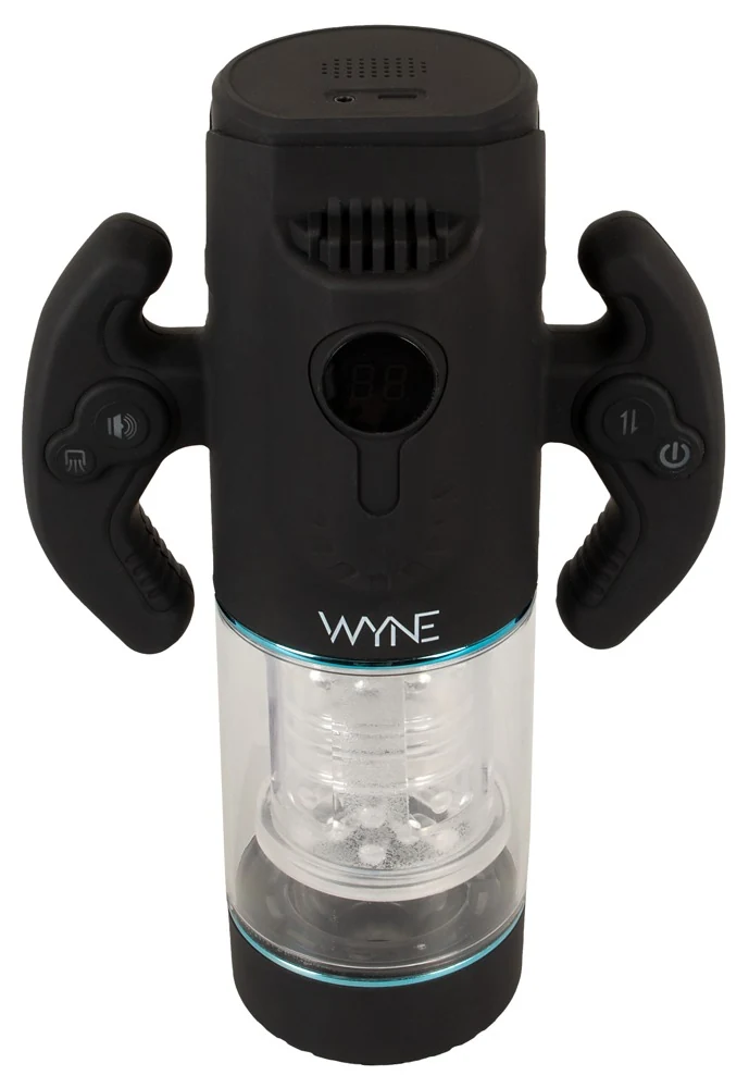 WYNE 11 dubbel gemotoriseerde masturbator met geluid