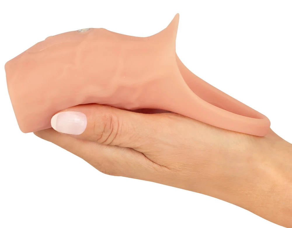 RealSleeve Open vibrerende penissleeve van siliconen