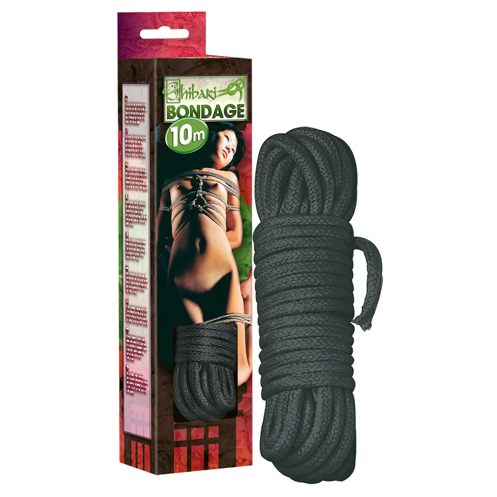 Gevlochten bondage touw van katoen 0,7 cm