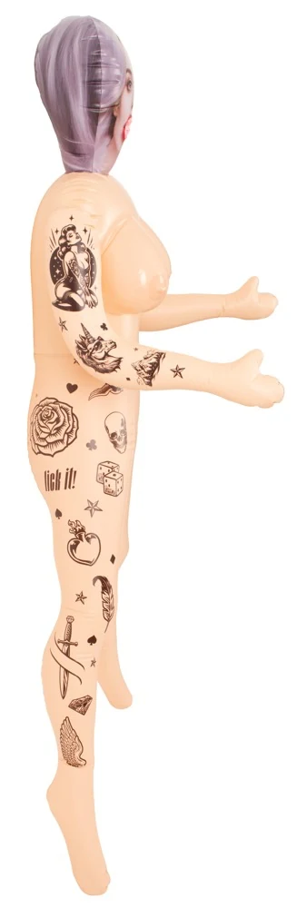 Naughty Dollz opblaasbare love doll met tattoos