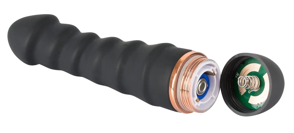 Zwarte vibrator met 20 vibratiestanden
