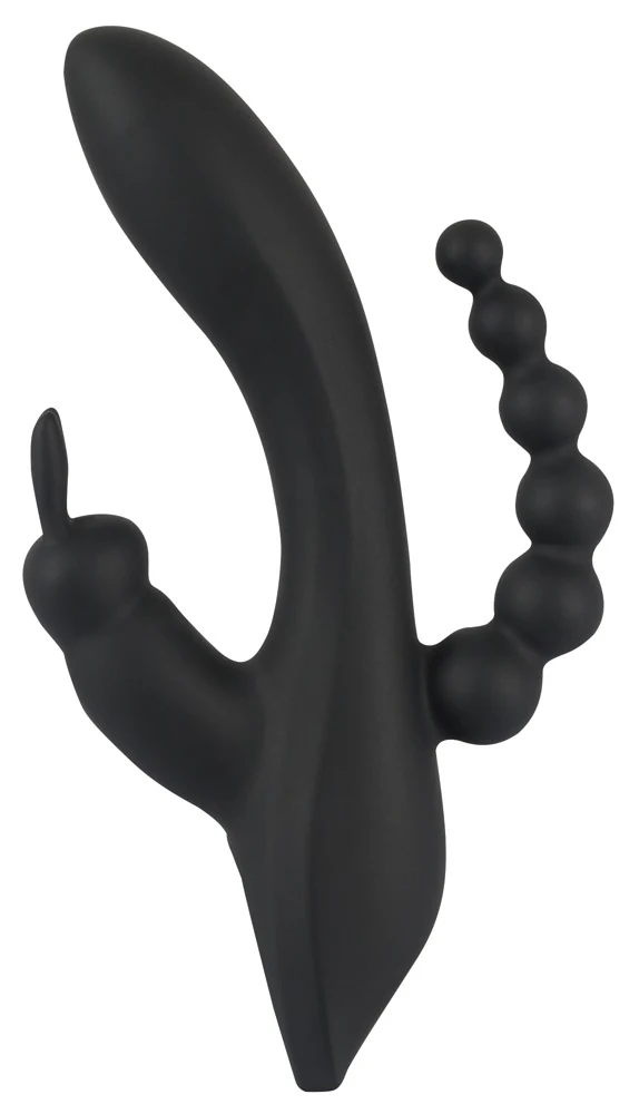 Rabbit vibrator met clitoris- en anusstimulator