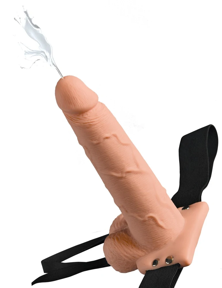 Fetish Fantasy holle strap-on met squirting functie 7,5 inch