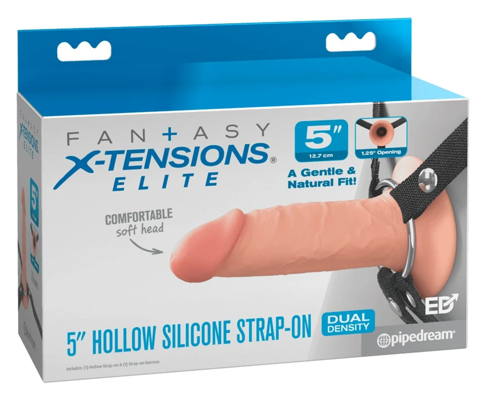 Fantasy X-tensions Elite siliconen strap-on 14 cm
