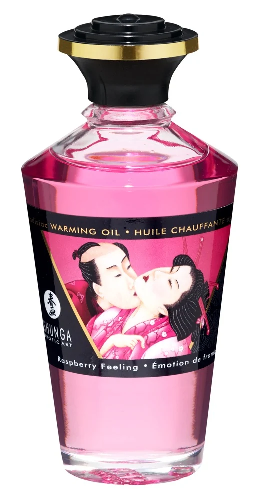 Shunga Warming Oil Raspberry Feeling 100 ml
