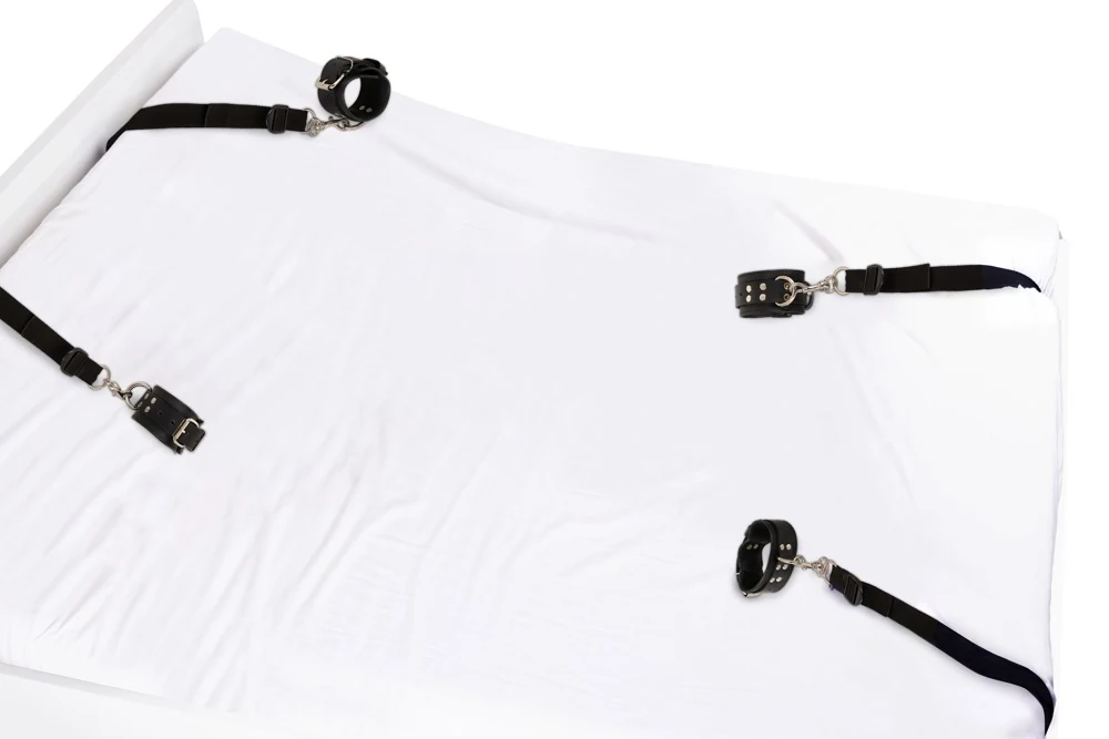 ZADO bed boeien set met leren manchetten